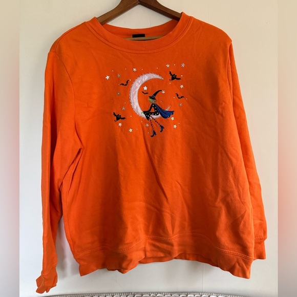 Holiday Editions Witchy Vintage Halloween Sweatshirt - Picture 1 of 5